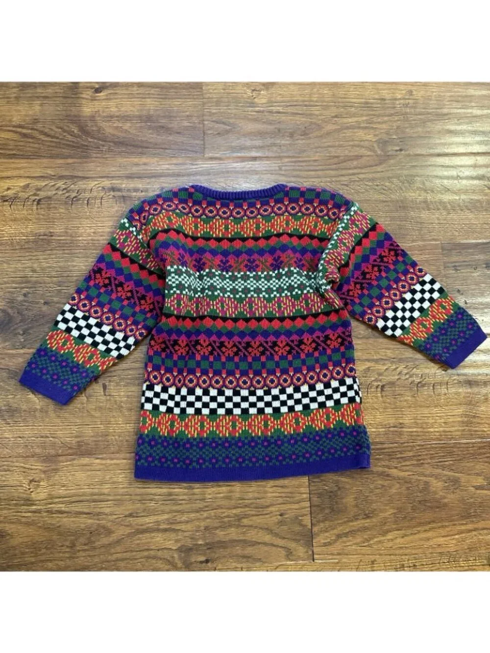 Vintage Hanna Andersson retro fair isle Sweater